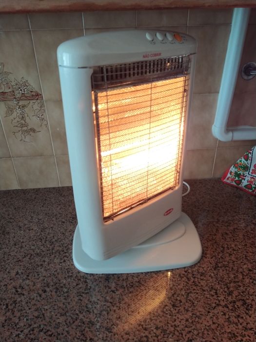 Aquecedor radiador de halogénio casa quarto sala apartamento vivenda.