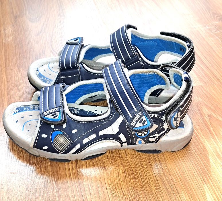 Натуральные кожаные сандали босоножки стелька 22.5