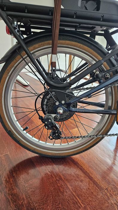 Bicicleta elétrica dobravel E Fold + acessórios