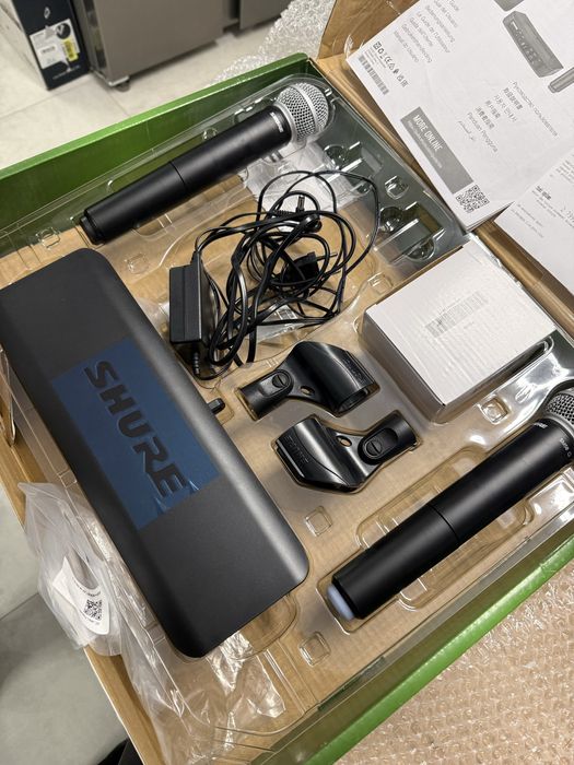 Zestaw mikrofonów bezprzewodowych Shure BLX288E/SM58-H8E