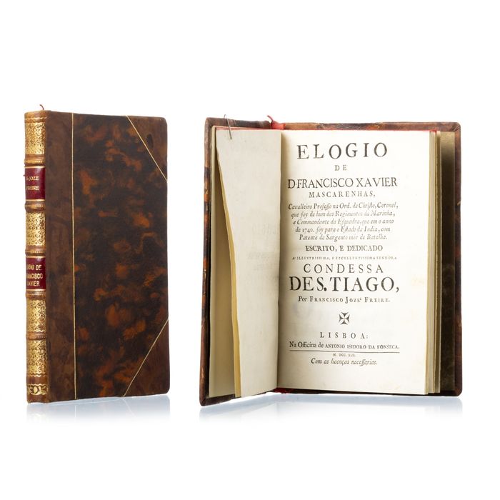 Livros - Freira; Francisco José - Elogio de D. Francisco Xavier Mascar