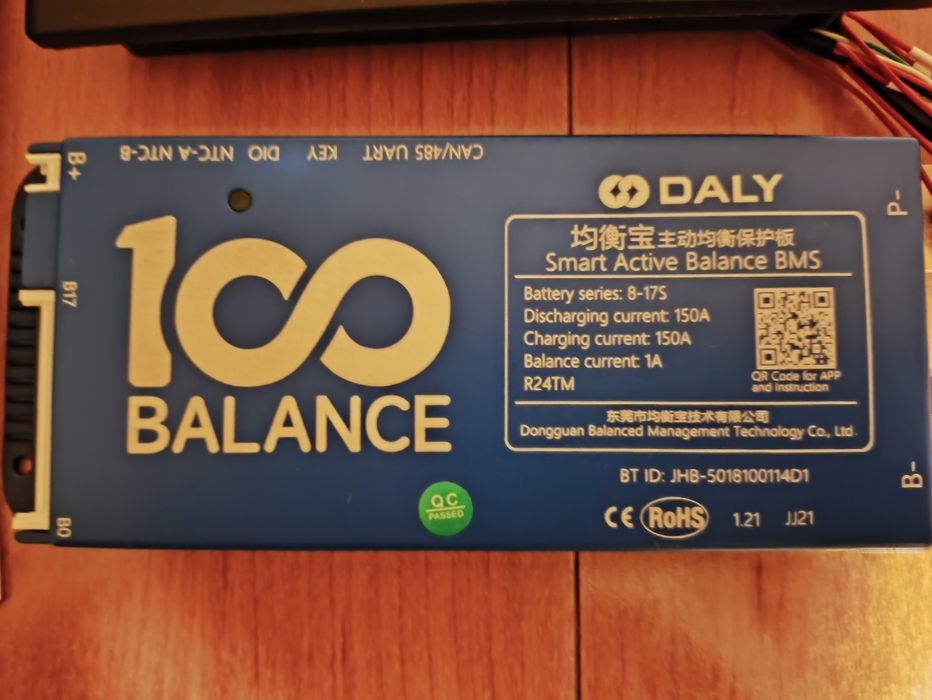 BMS Daly 100Balance - komplet
