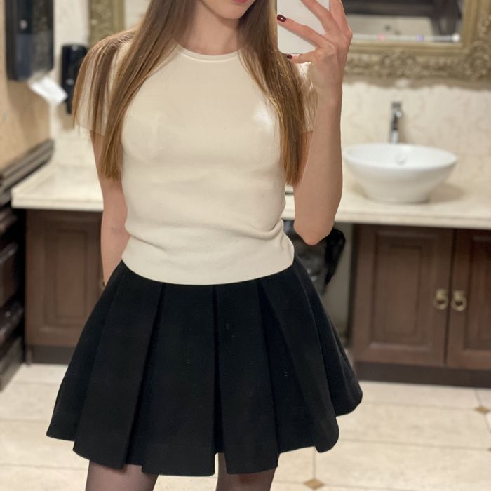 Черная кашемировая юбка Baccarat Ivina boutique