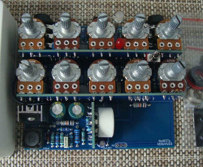 Zestaw DIY - preamp lampowy do gitary elektrycznej