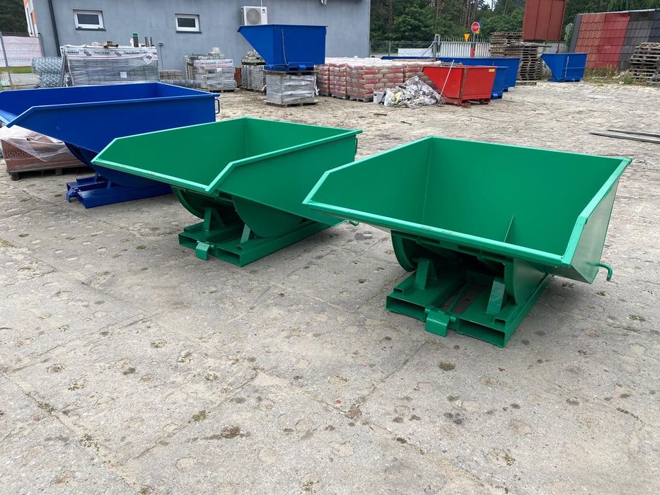 Kontener 0,9 m3 pojemnik do wózka na odpady koleba koliba