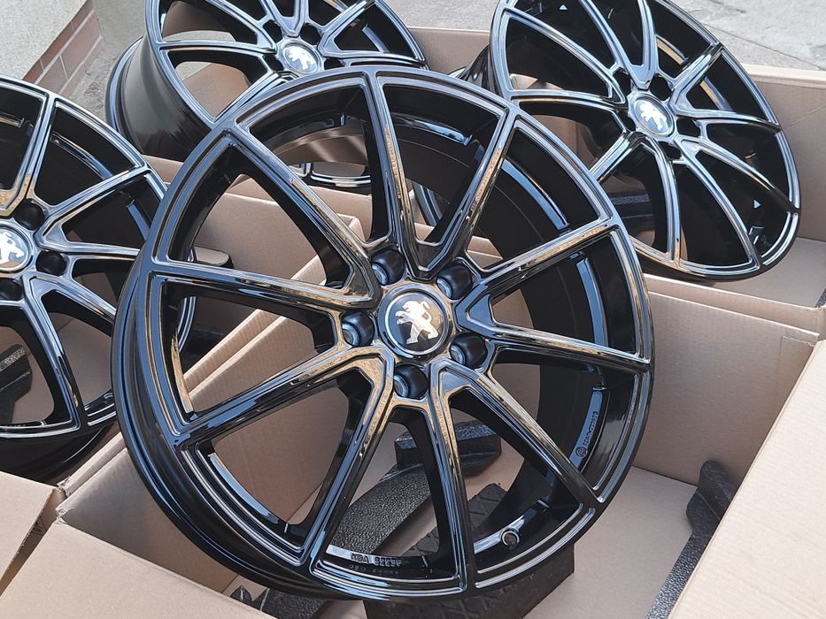 Alufelgi 18' PSA 5x108 PEUGEOT 3008, 308, 508, 5008, 605, 607 CZARNE!!