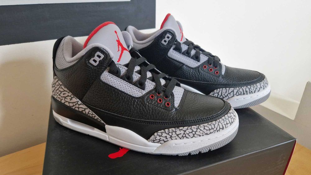 Jordan 3 Retro Black Cement BC OG 42,5 EUR = 9 US 9US