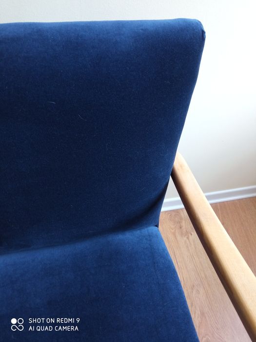 fotel art deco po renowacji