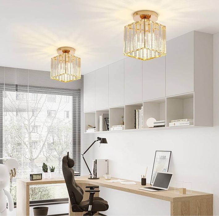 Kryształowa Lampa Sufitowa Nowoczesna