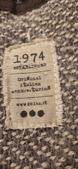 Włoski skórzany płaszcz Delan