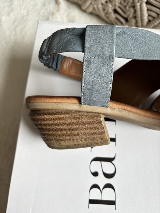 Sandały Bayla kolor Niebieski, Skóra naturalna roz. 37