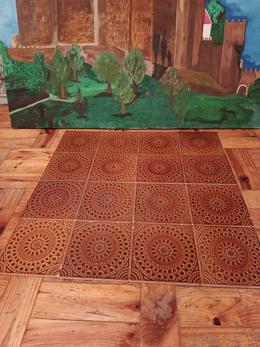 Lote de 16 azulejos