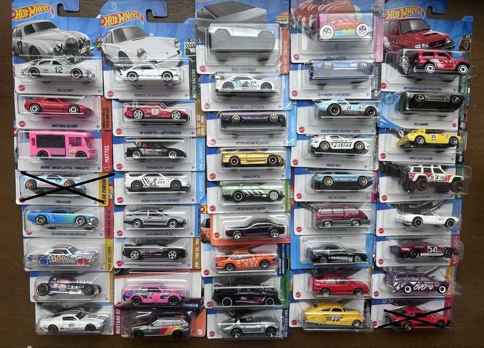 Hot Wheels Toyota , Porsche, Nissan, BMW3 Treasure, Barbie