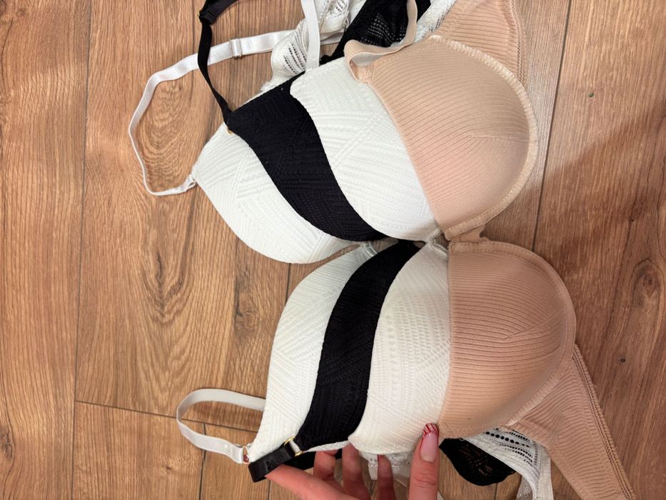 stanik biustonosz 75b zestaw nowe