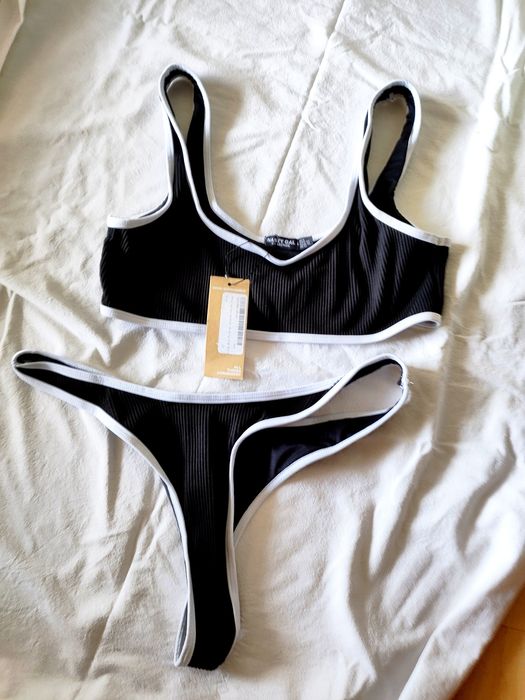 Strój kąpielowy / swimsuit / black / czarny / Nasty Gal /