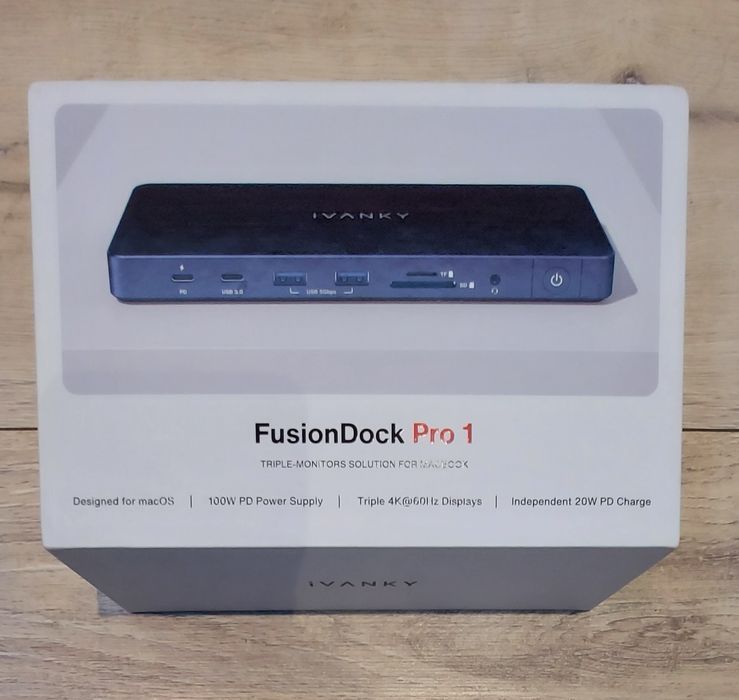 Stacja dokująca iVANKY FusionDock Pro 1 do MacBooka - 14 portów, 4K