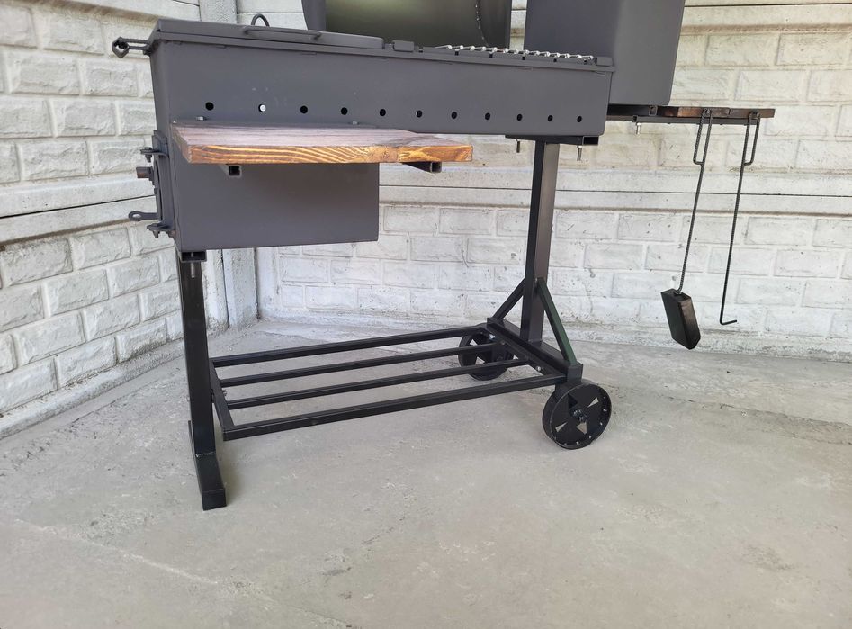 ХИТ! Усиленный! 3/4/5 мм! Мангал Коптильня с Печкой под Казан