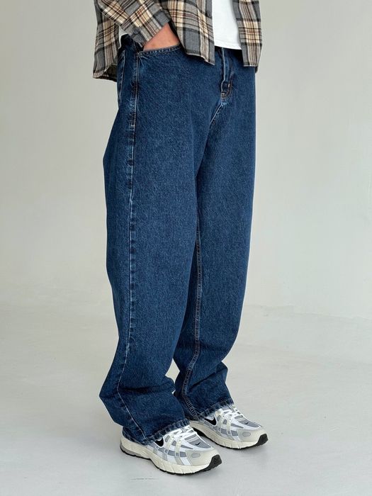 Джинси чоловічі широкі baggy jeans, штани баггі | Джинсы багги мужские широкие Джынсы беги в стиле 90 х реп ск8 Штаны rap pants sk8 y2k | Розмір XS