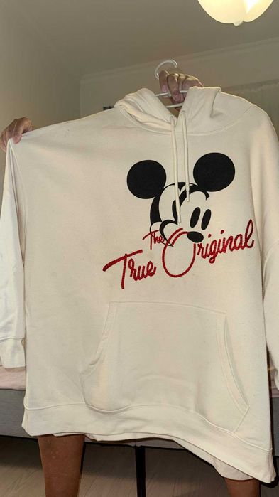 Camisola Com Capuz Mickey