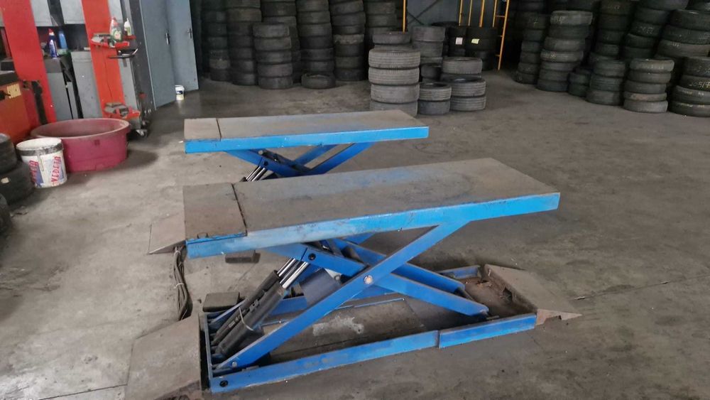 Máquinas e equipamentos profissionais para montar pneus