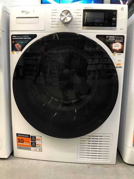 Сушильна машина Whirlpool (6th Sense) 8 кг Б/В.Гарантія. Занос Німеччина. Самовивіз