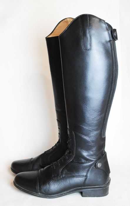 Oficerki jeździeckie, skórzane, rozmiar 42 regular
