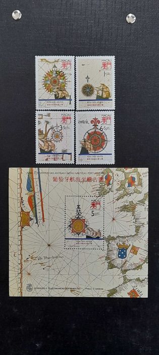 Rosa dos Ventos das Antigas Cartas Náuticas Portuguesas