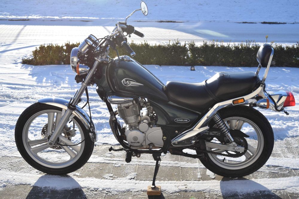 Daelim VS 125 w oryginalnym stanie,  1 ręka, dok. na km, DE, na kat.B