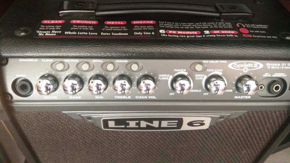 LINE6 amplificador de guitarra