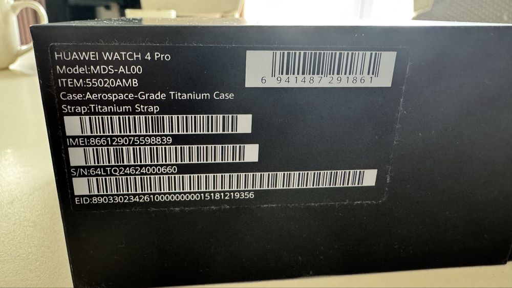 Huawei Watch 4 Pro elite lte gwarancja