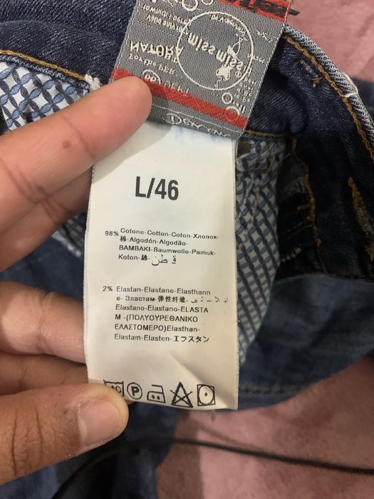 Calças de ganga mulher jeans “Miss Miss” tamanho L / 46