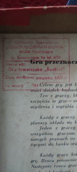 Gra planszowa Bankrut