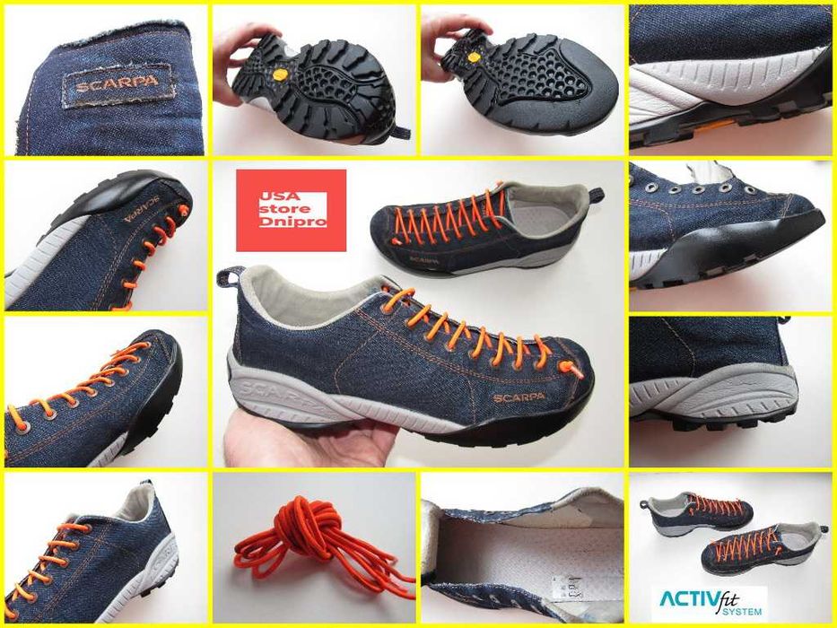 Кроссовки трекинговые, туристические Scarpa Mojito Denim р. 42 (27см)