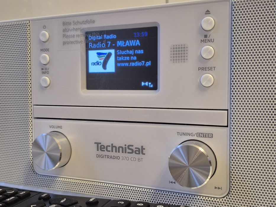 Technisat DigitRadio 370 CD BT radio cyfrowe DAB+ FM Bluetooth USB AUX