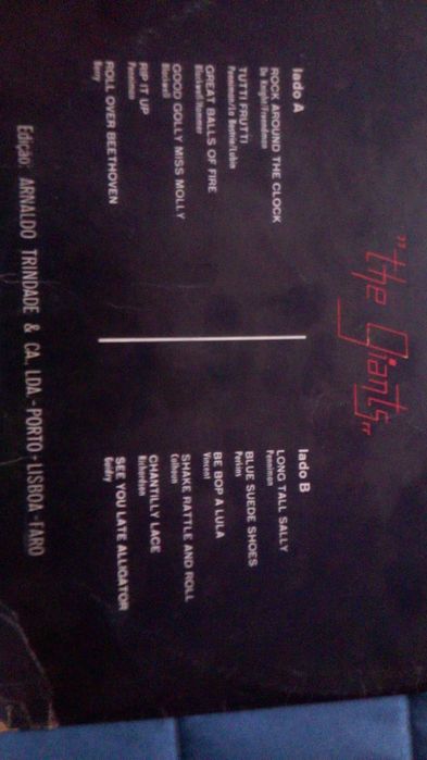 Disco em Vinil - Rock and Roll - The Giants