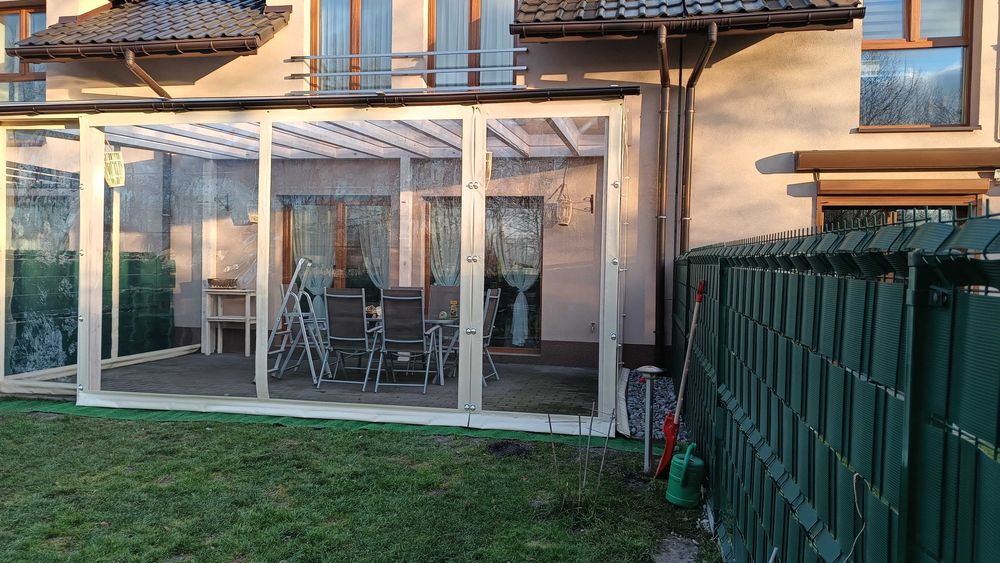 Plandeki , rolety na tarasy , altany , ogródki restauracyjne