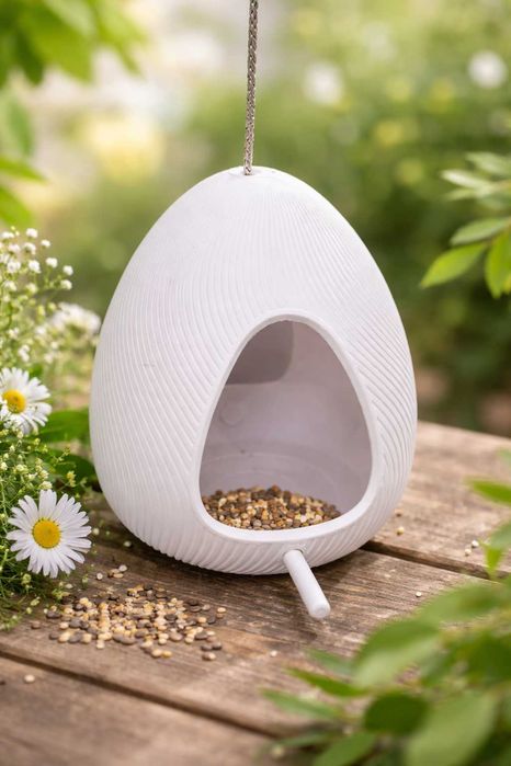 Karmnik dla ptaków – wiszący, nowoczesny design