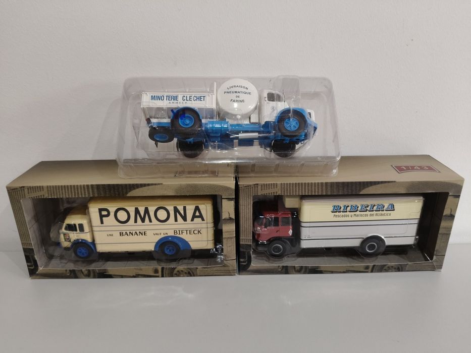Camiões de distribuição, escala 1/43