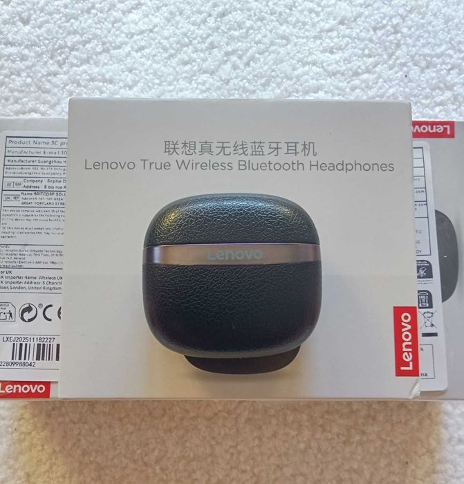 Auriculares/Fones Lenovo EA169 | Bluetooth 5.4 + ENC para chamadas [Novo/Selado]