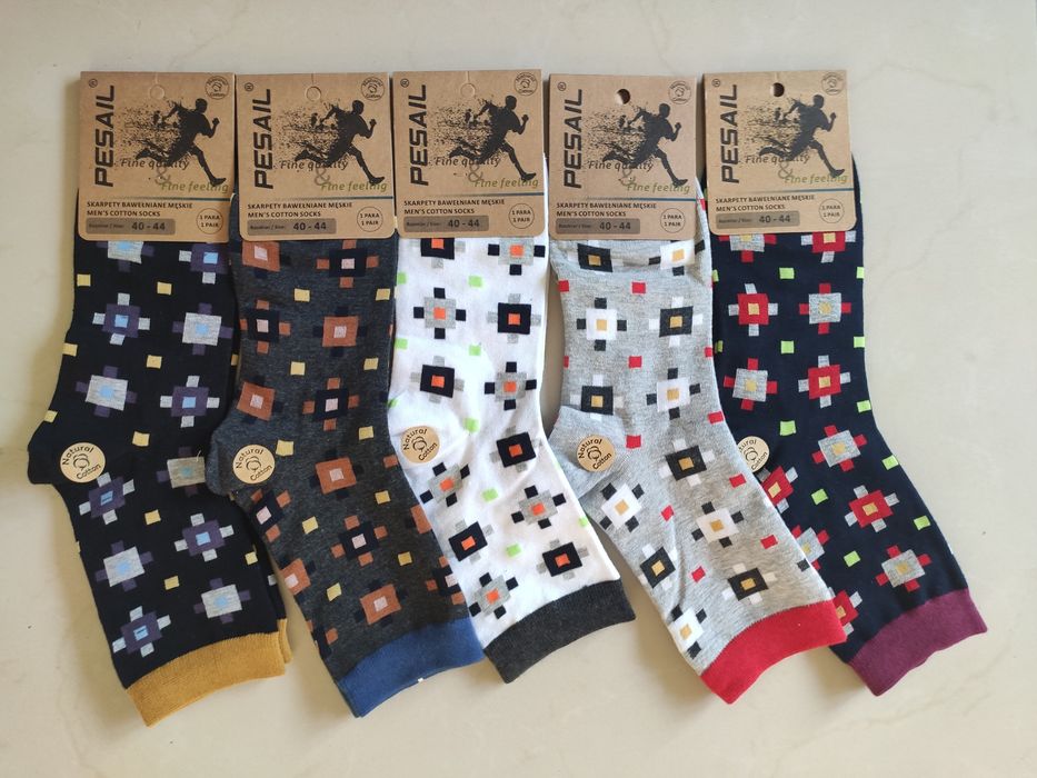 5x Par Skarpetki Skarpety Męskie Jakość 40-44