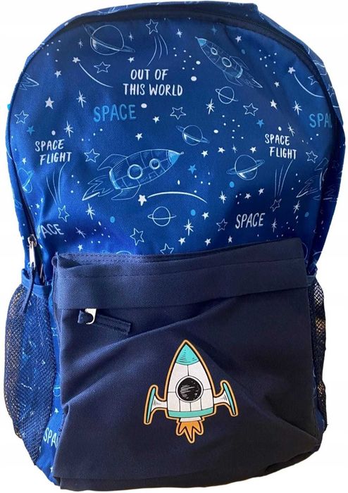 Plecak Młodzieżowy / Szkolny z Motywem Kosmosu Rakiety Kayet Paso