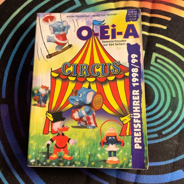 Каталог Кіндер Kinder O-Ei-A 1998-99 та інші