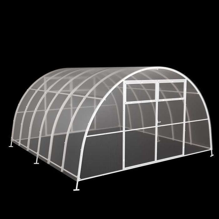 Szklarnia z poliwęglanu Tunel  4x2-12m profile 20x40 POLIWĘGLAN 4-8mm