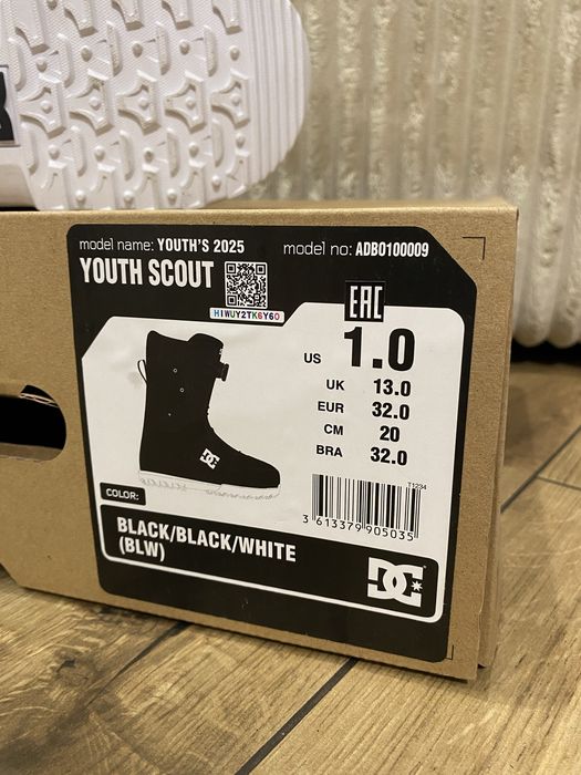 Buty sniwboardowe dzieciece dc scout