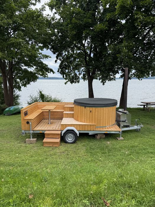 Mobilna Balia do wynajęcia / relaks na kółkach moblina sauna