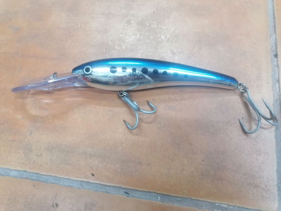 Amostras de pesca Rapala e Storm