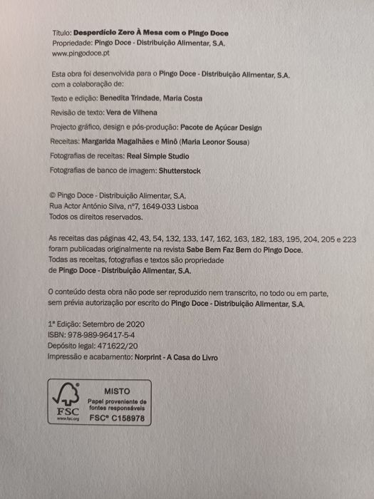 Livro Desperdício Zero