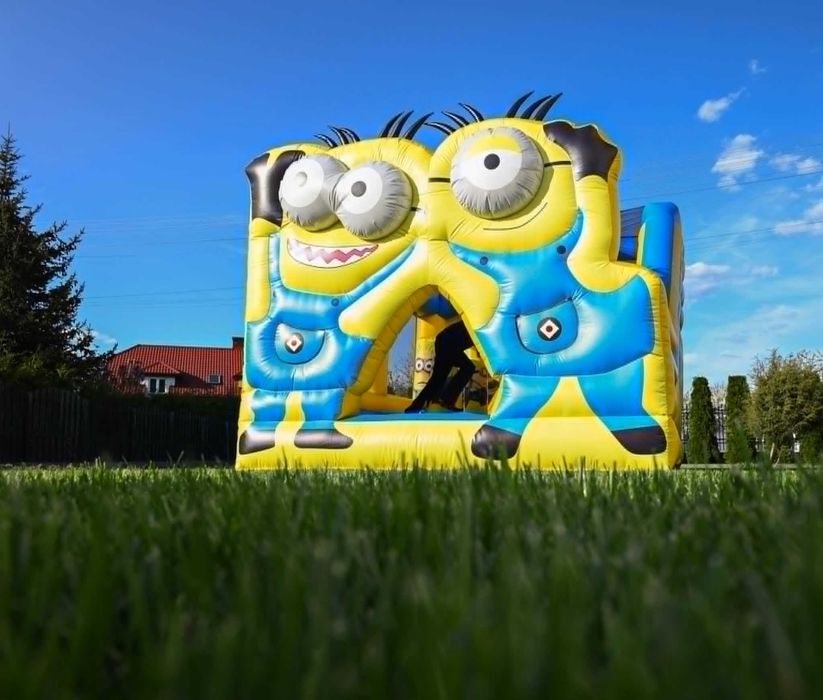 Wynajem Dmuchańców Duża Zjażdżalnia + Minionki