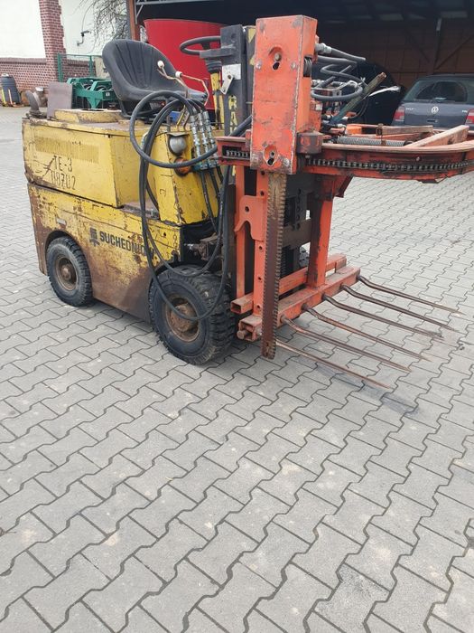Wózek widłowy Rak Suchedniów(silnik z ursusa c-330)wycinak fella