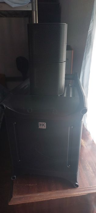 Colunas subwoofer marca HK lucas nano 300